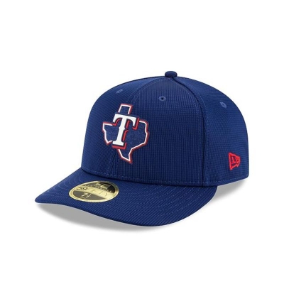 Sapca New Era Texas Rangers MLB Clubhouse Collection Low Profile 59FIFTY Fitted - Albastri